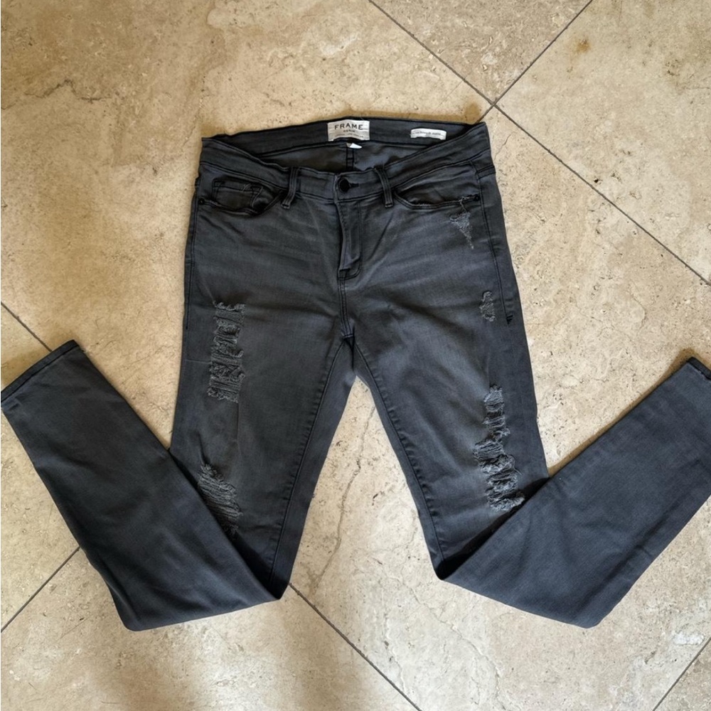 Frame ripped jeans